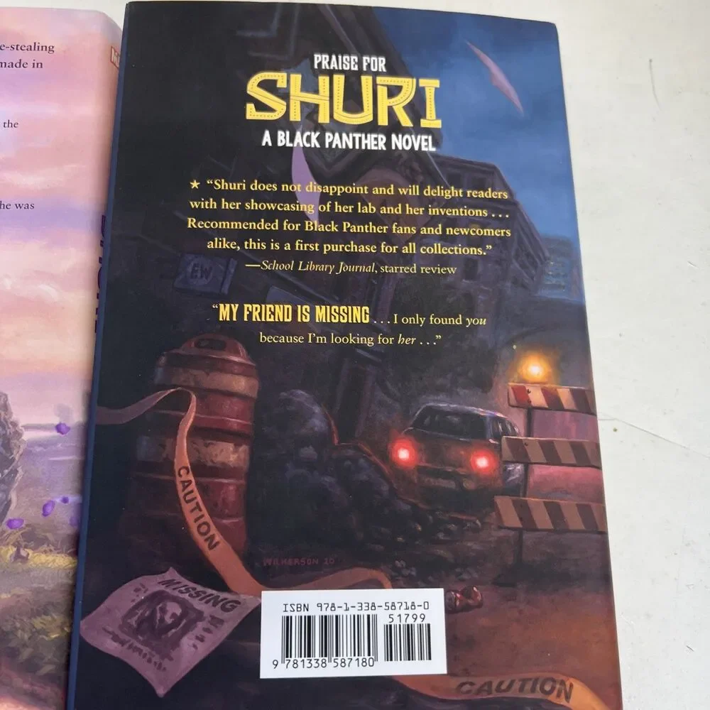 Shuri : A Black Panther Novel & The Vanished Hardcover Lot Of 2 Nic Stone